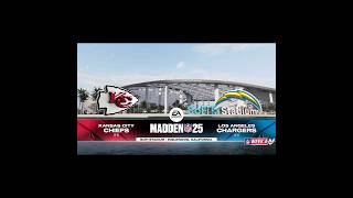 CHARGERS vs CHIEFS Intro madden25 touchdown footballshorts clip boltup highlights chargers [upl. by Iiette24]