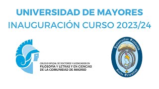 Presentación de la XII promoción de la Universidad de Mayores Curso 202324 [upl. by Nedra]