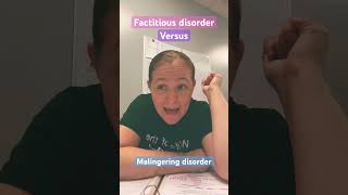 MALINGERING amp FACTITIOUS DISORDER  PMHNP BOARD REVIEW ancc pmhnp amandamarienp [upl. by Rattray142]