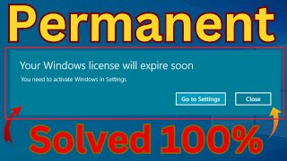 Your Windows license will expire soon You need to activate Windows in settings [upl. by Enal]