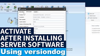 Installing or moving the versiondog server software needs to be followed by activation [upl. by Agata]