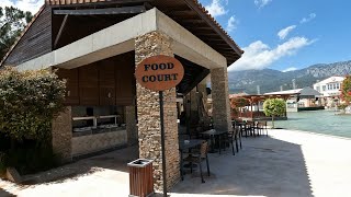 Rixos Premium Tekirova Food Court Snacks and Beach Kemer Antalya Turkey April Vacation [upl. by Fusuy]