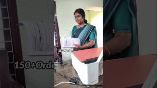 Minivlog246💁one day 150Orders  I am so Excitedshorts shortsfeed home saree viral [upl. by Adok]