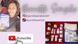 Everything I received in my Bennetts Sample pack 2021 [upl. by Bound]