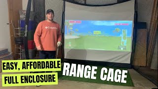 Range Cage  BEST Budget Golf Net Impact Screen GoSports [upl. by Ollopa455]