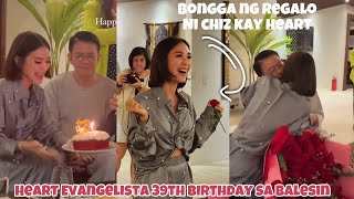 HEART EVANGELISTA 39TH BIRTHDAY CELEBRATION SA BALESIN DITO DIN MAGRERENEWAL OF VOW SINA HEART [upl. by Attener]