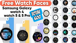 Free Watchface for Samsung Galaxy watch 4 watch 5 amp watch 5 pro Watchfaces [upl. by Akire]