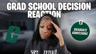 GRAD SCHOOL DECISION REACTION ALL OR NOTHING🤦🏽‍♀️ [upl. by Rosamund466]