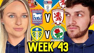 CHAMPIONSHIP PREDICTIONS WEEK 43 [upl. by Lawler573]