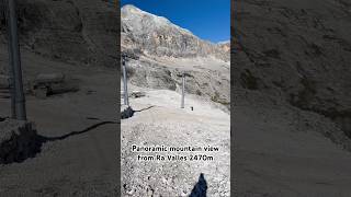 Tofana 3244m to Cristallo 3221m is the Panoramic mountain view from Ra Valles at 2470m above Cortina [upl. by Siugram]