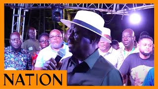 Raila hits out at Ruto for supporting Israel in IsraelGaza war [upl. by Atsirtal747]