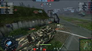 Armored Warfare  Global Operation  T15 Armata  Map Geisterfeld  232K Damage  9 Kills Platoon [upl. by Yhtomit]