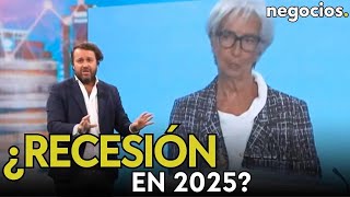 ¿Nos viene una fuerte recesión en 2025 El BCE marca el futuro de una Europa que se deteriora [upl. by Tacklind]