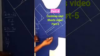 Lining blouse cutting front length measurement part4 dhaks trendy tailoring unique latest [upl. by Dot]