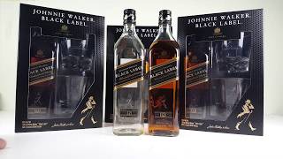 Johnnie Walker Black Label Gift Set with Pair Whiskey Glass [upl. by Verena657]