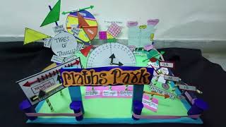 maths park working model  diy  maths tlm  maths project  simple and easy steps  craftpiller [upl. by Ruffo]