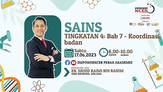 Sains Tingkatan 4 Bab 7  Koordinasi Badan [upl. by Lienet836]