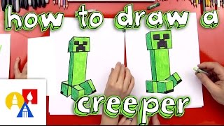 How To Draw A Creeper New [upl. by Nan]