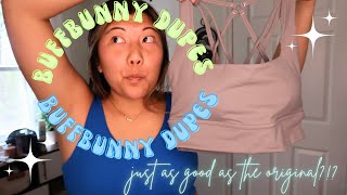 BUFFBUNNY BRA DUPES FOR HALF THE PRICE AMAZON ACTIVEWEAR REVIEW SIZE MEDIUM [upl. by Noral594]