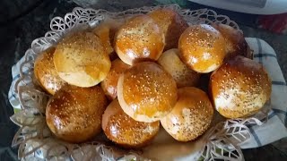 خبز برغر 🍔 بالترمومكس Pain burger au Thermomix [upl. by Graig531]