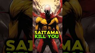 Saitama Will Kill You in 2 Seconds 💀 onepunchman saitama [upl. by Constantin222]