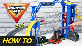 How to assemble the Monster Jam Garage Playset [upl. by Sorkin]