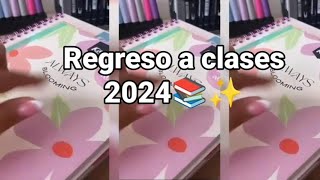 💫Mis utiles escolares regreso a clases 2024 ✨ [upl. by Geller]