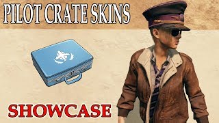 PILOT CRATE free skins Showcase PlayerUnknowns Battlegrounds  PUBG [upl. by Neellek]