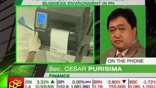 Sec Cesar Purisima on PH credit rating upgrade from SampP [upl. by Patin615]