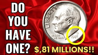 TOP 6 MOST VALUABLE EXPENSIVE COINS LOOK FOR THIS DIME [upl. by Dav]