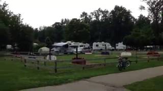 Lakeport State Campground Tour Port Huron Michigan July 2017 [upl. by Ihsakat856]