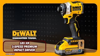 The BEST Compact Impact Driver Ever 🔥 DeWALT 18V XR 3Speed Premium Impact Driver Skin DCF860NXJ [upl. by Yrocaj]