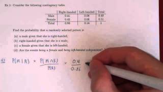 Conditional Probability  Example 1 [upl. by Duquette]