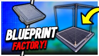 Reinforced Iron Plate 4x4 quotBLUEPRINT FACTORYquot in Satisfactory 10 [upl. by Naesad]