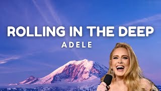 Adele  Rolling in the Deep Lyrics [upl. by Yennaiv]