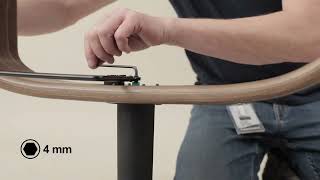 How to repair the gas lift on SWtressless Home Office chairs [upl. by Atinev]