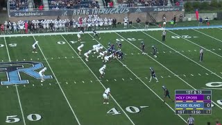 Highlights Holy Cross vs Rhode Island  2024 CAA Football [upl. by Hubble]