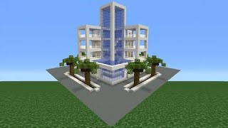 Minecraft How to build a modern hotel part 2 [upl. by Gavrielle]