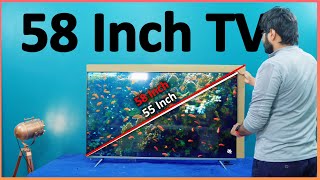 Hisense new 58 inch 4K TV with Dolby Vision  58 Inch size is Normal or not 🤔 Price₹42990 [upl. by Amari]