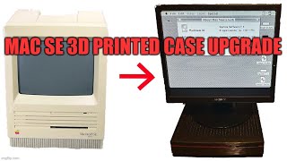 Macintosh SE Modern 3D Printed Case [upl. by Etty]