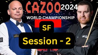 Stuart Bingham vs Jak Jones  SF  World Championship 2024 Session2 [upl. by Loyce832]