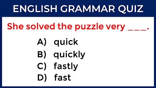 Mixed English Grammar Quiz CAN YOU SCORE 3535 challenge 88 [upl. by Vlada850]