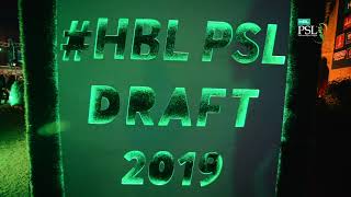 HBL PSL Draft 2019 Highlights [upl. by Llenram]