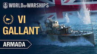 Armada Gallant World of Warships guide [upl. by Hanimay756]