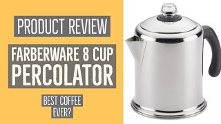 Farberware 50124 Stainless Steel Percolator Product Review [upl. by Nivlen209]