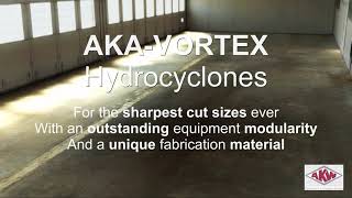 AKW Equipment  Process Design  Hydrocyclone AKAVORTEX [upl. by Nibas]