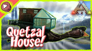 Lets Build a Quetzal House  Ark Survival Evolved Build Tutorial [upl. by Olbap]