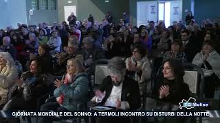 Giornata mondiale del sonno a Termoli incontro su disturbi della notte [upl. by Harriman]