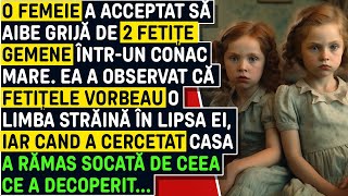 O Femeie A Acceptat Să Aibe Grijă De 2 Fetițe Gemene Întrun Conac Mare Ea A Observat Că Fetițele [upl. by Cherilynn]