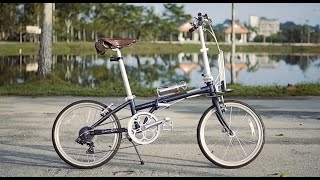 DAHON BOARDWALK D7  Brooks B17 imperial  Klean kanteen reflex  MiniMODs  Litepro [upl. by Aenat]